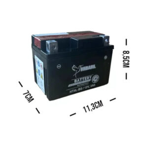 Batería Hibari HTX4L-BS 3Ah 60CCA - Imagen 3