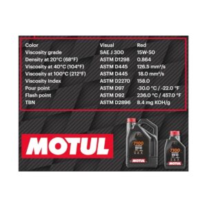 ACEITE MOTUL 15W-50 7100 1L - Imagen 3