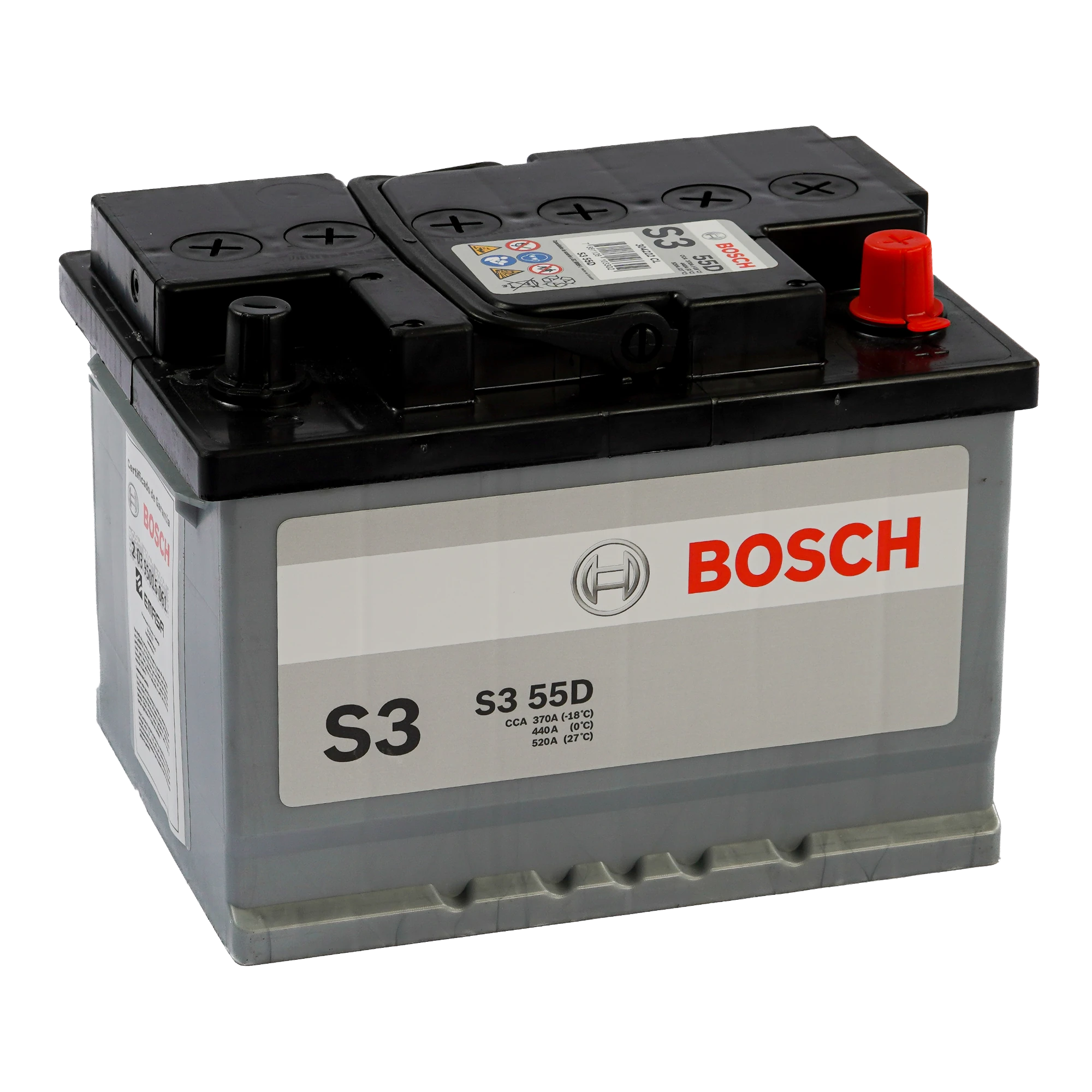 Bateria bosch s3 55 amperes