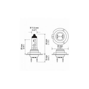 Ampolleta Bosch H7 Eco 12V 55W Px26d - Imagen 3