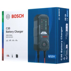 Cargador de Baterías Bosch C30 – Carga Rápida y Segura para Vehículos
