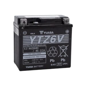 Batería Yuasa YTZ6V 5 Ah 90 CCA – Compacta y de Alto Rendimiento