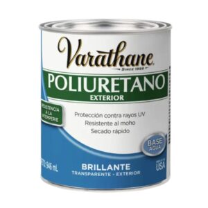 Barniz Poliuretano Varathane Brillante Exterior 946ML