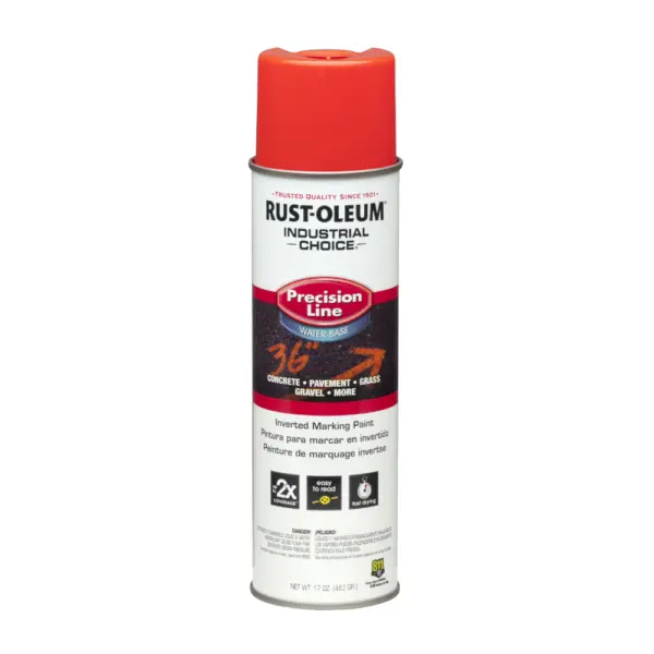 Pintura Invertida Rust Oleum Rojo Naranja Fluorescente