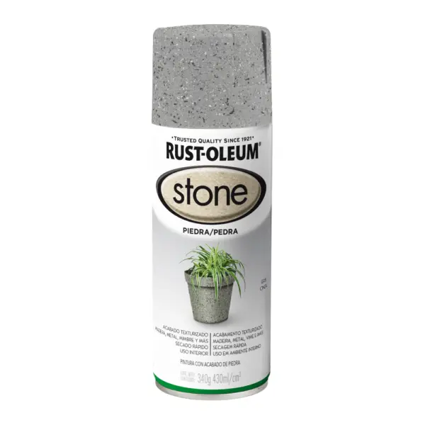 Rust-Oleum Pintura Stone Gris Texturizado