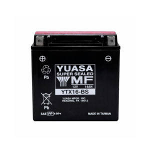 Batería Yuasa YTX16-BS 14 Ah 230 CCA – Alto Rendimiento para Motos