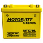 Batería Moto Motobatt MTX7DL (12N7A-3A) 7Ah 12V 105A