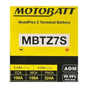 Batería Moto Motobatt MBTZ7S (Ytx5l-bs) 6.5ah 12v - Imagen 3