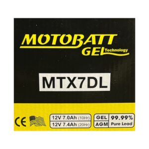 Batería Moto Motobatt MTX7DL (12N7A-3A) 7Ah 12V 105A - Imagen 4