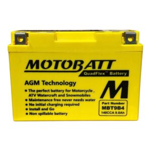 Batería Moto Motobatt MBT9B4 (Ytx9-bs) 12V 8.4Ah 140 CCA