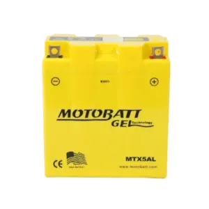 Batería Motobatt MTX5AL – Tecnología GEL para motos de bajo cilindraje - Imagen 3