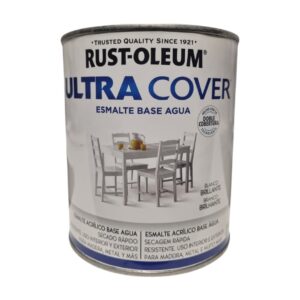 Pintura Esmalte Brillante Blanco al Agua Rust-Oleum – 946ml
