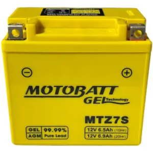 Batería Moto Motobatt MTZ7S 12V 6.5Ah
