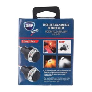 Luz Intermitente LED para Manillar de Motocicleta DGP 12V