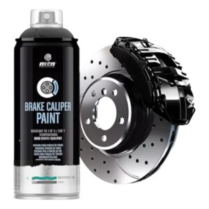 Pintura Alta Temperatura Caliper Negro Satinado 400ml MTN