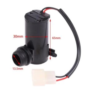 Motor Bomba Agua Limpiaparabrisas Universal 12V - Con Cable - Imagen 3