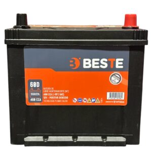 Batería Beste 60 AH 55D23L 460CCA Libre Mantenimiento