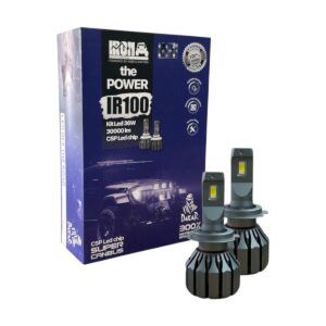 Kit Ampolletas LED Dakar IR100 H7 – 30.000 Lúmenes, 36W, Chip CSP