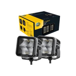Faroles LED Hella Black Magic 3.2" Flood