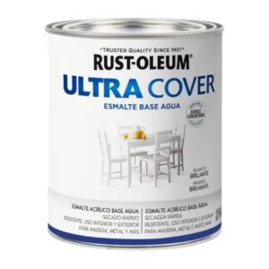 Pintura Esmalte Brillante Blanco al Agua Rust-Oleum – 946ml - Imagen 1