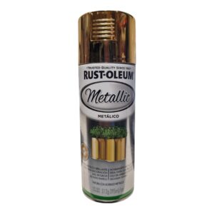 Pintura En Aerosol Rust Oleum Color Oro Metalic - Imagen 1