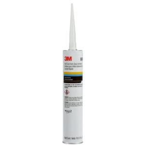 Sellador Uretano 3M 08690 Negro 310ml para Parabrisas y Vidrios - Imagen 1
