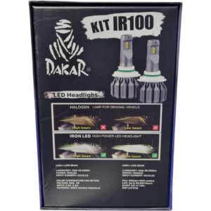 Kit Ampolletas LED Dakar IR100 H7 – 30.000 Lúmenes, 36W, Chip CSP - Imagen 4