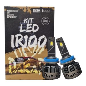 Kit Ampolletas LED Dakar IRX100 H11 – 45.000 Lúmenes, 55W, Chip CSP