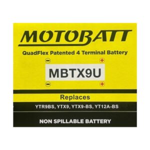 Batería Moto Motobatt MBTX9U (Ytx9-bs) 12V 10.5Ah 160 CCA - Imagen 5