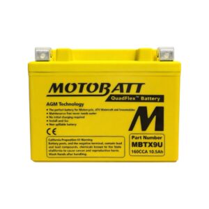Batería Moto Motobatt MBTX9U (Ytx9-bs) 12V 10.5Ah 160 CCA