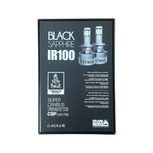 Kit Ampolletas LED Dakar Black Sapphire IR100 H7 75W - Imagen 4