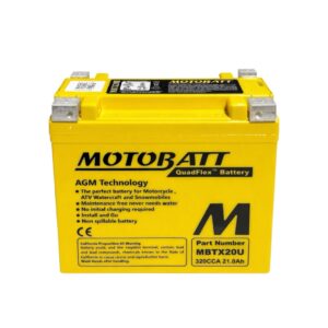 Batería Moto Motobatt MBTX20U (Ytx20l-bs) 12V 21Ah 320CCA - Imagen 4