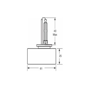 Ampolleta Xenon Philips D5s X-tremevision Gen2 150% Más Luz - Imagen 4