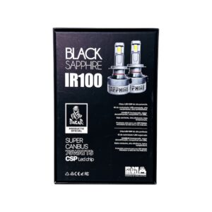 Kit Ampolletas LED Dakar Black Sapphire IR100 HB4 9006 75W - Imagen 4