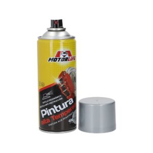 Pintura Alta Temperatura Caliper Motorlife Plata 400ml - Imagen 3