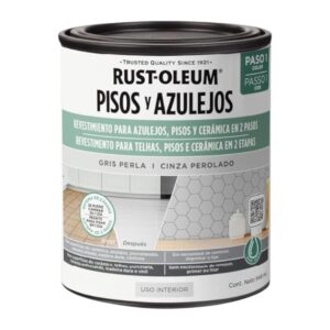 Pintura Rust Oleum Pisos y Azulejos Gris Perla 946ml