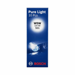 Kit Ampolleta Bosch Pure Light W5W T10 Cola de Pez para Patente