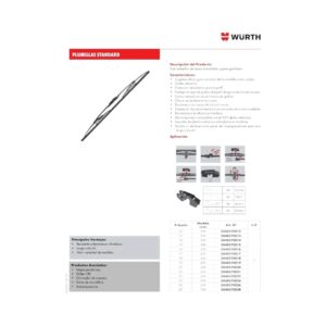 Plumilla Würth Standard 14" Pulgadas - Imagen 2