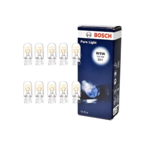Kit Ampolleta Bosch Pure Light W5W T10 Cola de Pez para Patente