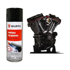 Pintura Wurth Alta Temperatura Negro - Imagen 3