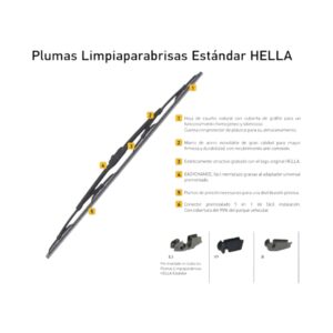 Plumilla Hella Standard 20" Pulgadas - Imagen 5