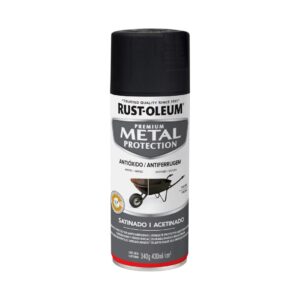 Pintura Metal Protection Negro Satinado 430ml Rust-Oleum