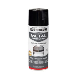 Pintura Metal Protection Negro Brillante 430ml Rust-Oleum - Imagen 1