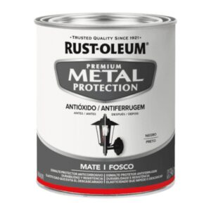 Pintura Metal Protection Negro Mate Brochable 946ml Rust-Oleum