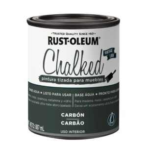 Pintura Tizada para Muebles Chalked Carbón 887ml Rust Oleum