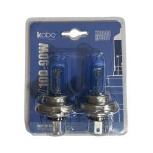 Kit Ampolletas H4 Kobo BlueVision P43T 12V 100/90w