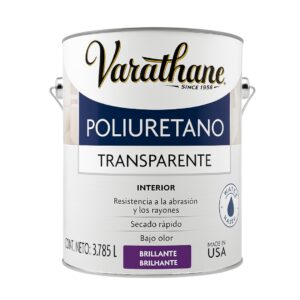 Barniz Poliuretano Transparente Interior Brillante Varathane 3,785L