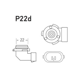 Ampolleta Philips BlueVision Blister HB4 - Imagen 4