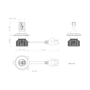 Kit Ampolletas Philips Led H4 Ultinon Pro 3021 - Imagen 4