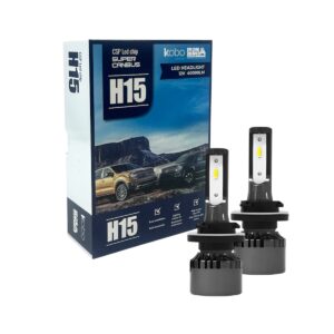 Kit Ampolletas LED Kobo H15 – 40.000 Lúmenes, 36W, Chip CSP